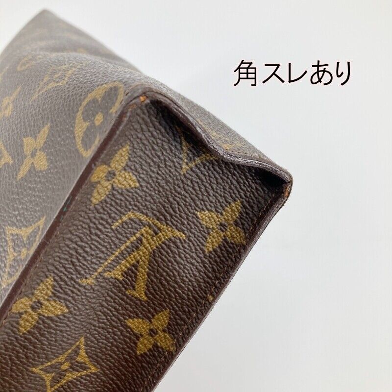 Louis Vuitton M47542 Monogram Posh Toilette 26 Clutch Bag Brown