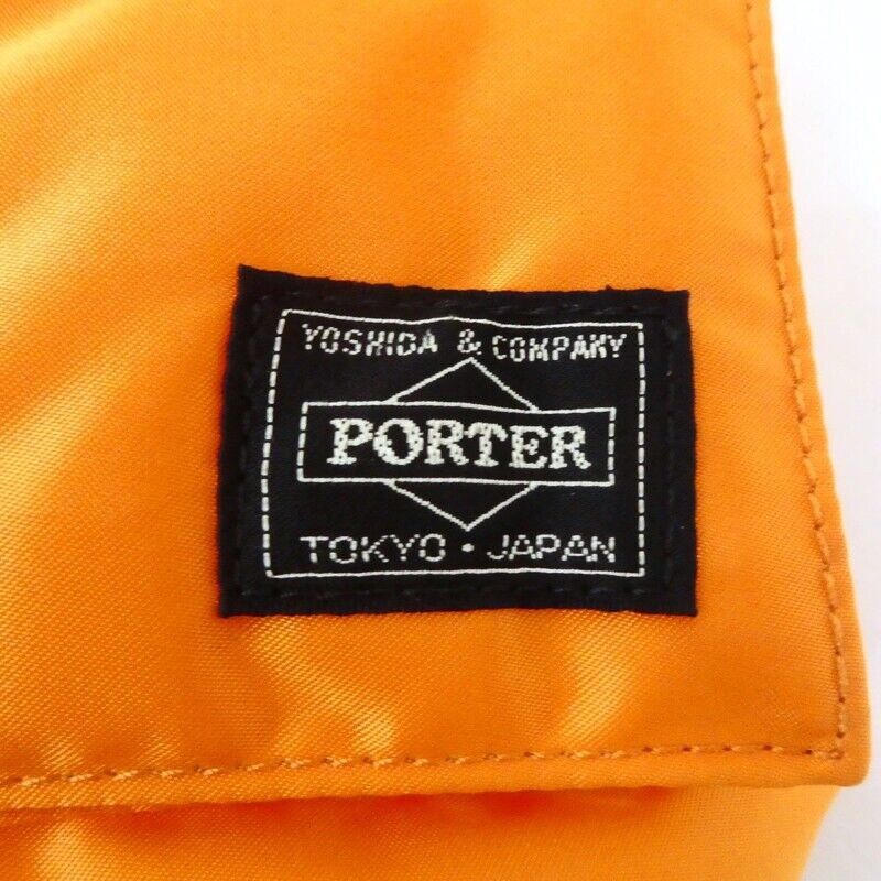 Porter Helmet Bag 622 48832 2way 80th Anniversary Orange Excellent Condition