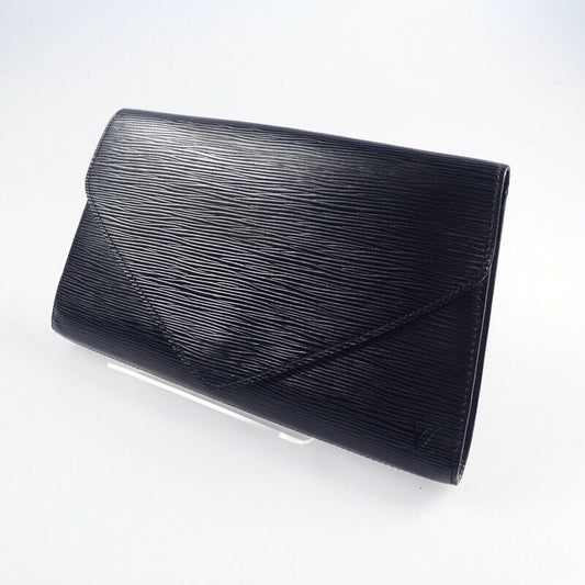 Louis Vuitton Epi Art Deco M25642 Clutch Bag Black