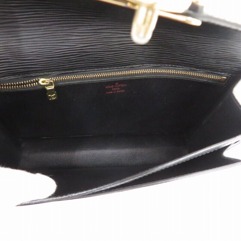 Louis Vuitton M52612 Epi Serie Dragonne Clutch Bag Black Good Condition