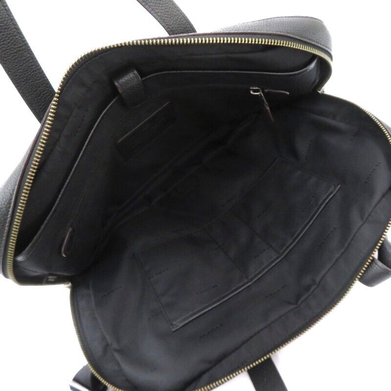 Coach 72318 Metropolitan Business Bag Black Shoulder Leather Good Condition