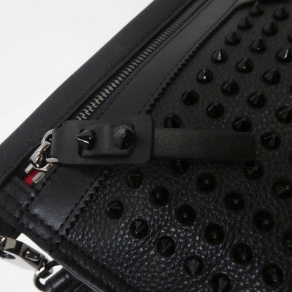 Christian Louboutin Citypouch 1225143CM53 Clutch Bag Black Studs