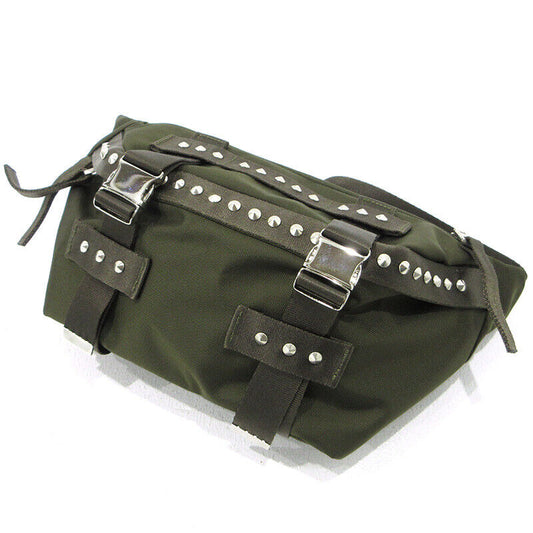 Master Piece Almostblack Body Bag Studs Play Form Mastertex 07 20SS AC13B Khaki