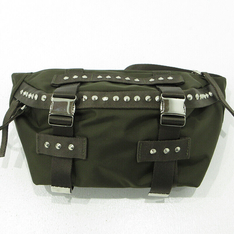 Master Piece Almostblack Body Bag Studs Play Form Mastertex 07 20SS AC13B Khaki