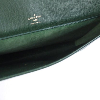 Louis Vuitton Taiga Serviette Clado Business Bag Briefcase M30074 Green