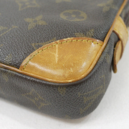 Louis Vuitton Monogram Marly Dragonne PM Clutch Bag M51827 Brown