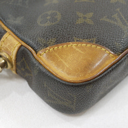 Louis Vuitton Monogram Marly Dragonne PM Clutch Bag M51827 Brown