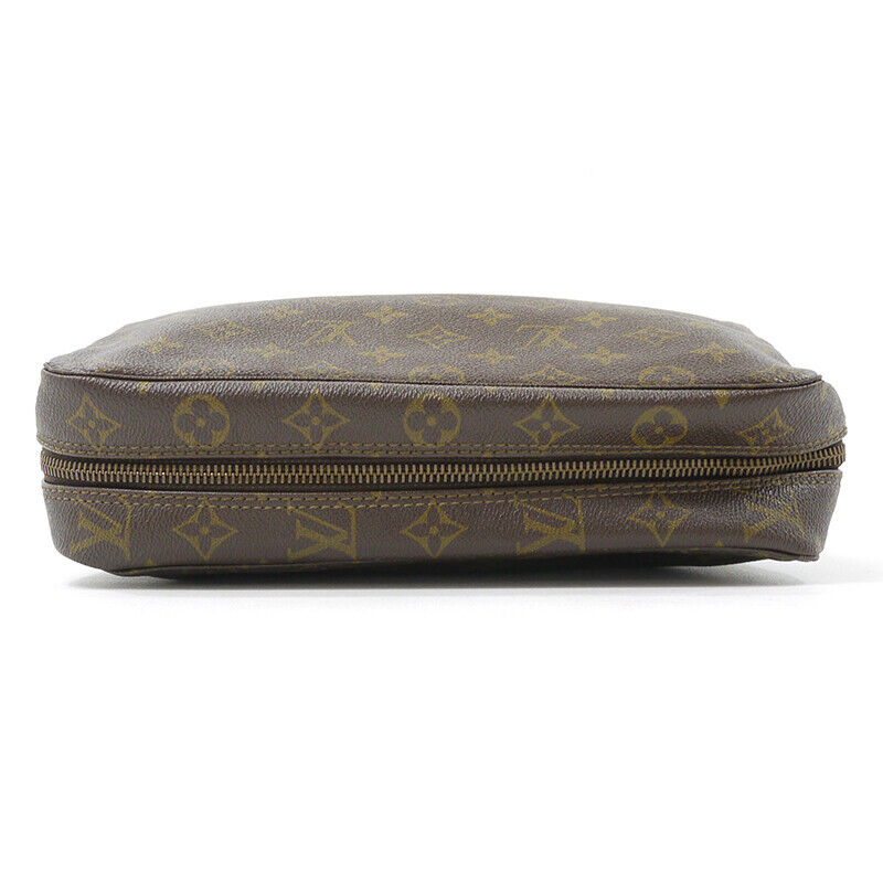 Louis Vuitton Monogram True Toilet 28 Clutch Bag M47522 Brown