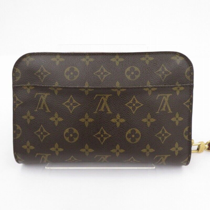 Louis Vuitton M51790 Monogram Canvas Orsay Clutch Bag Brown