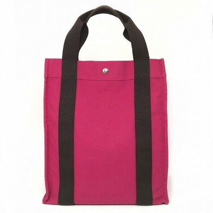 Hermes Sac De Brage Nomade PM Canvas Tote Bag Pink Good Condition