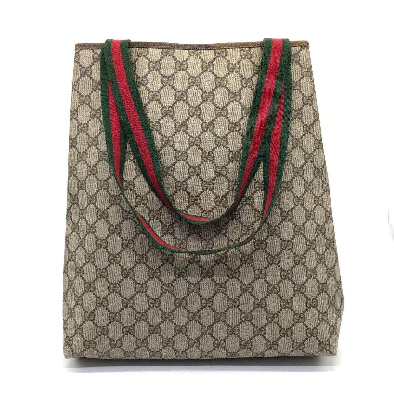 Gucci Sherry Line GG Pattern Tote Bag 16 002 4487 Brown