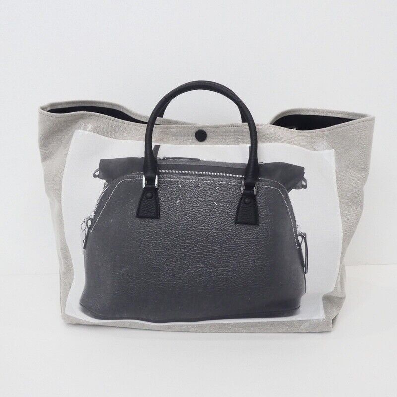 Maison Margiela Trompe Loeil 5AC Tote Bag SB3WC0001 Excellent Condition