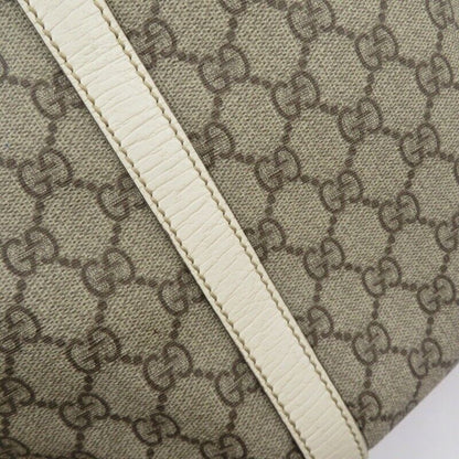 Gucci 114595 GG Supreme Tote Bag Beige Allover Pattern Good Condition