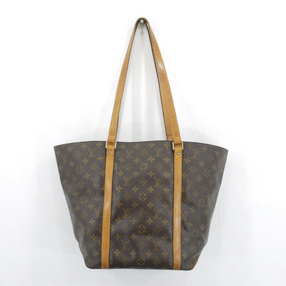 Louis Vuitton Monogram Sac Shopping Tote Bag M51108 Brown Good Condition