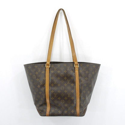 Louis Vuitton Monogram Sac Shopping Tote Bag M51108 Brown Good Condition