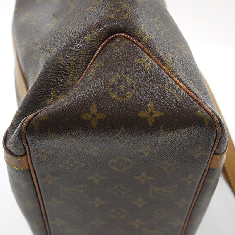 Louis Vuitton Monogram Sac Shopping Tote Bag M51108 Brown Good Condition