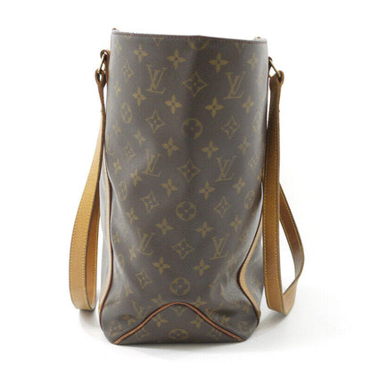 Louis Vuitton Monogram Sac Shopping Tote Bag M51108 Brown Good Condition