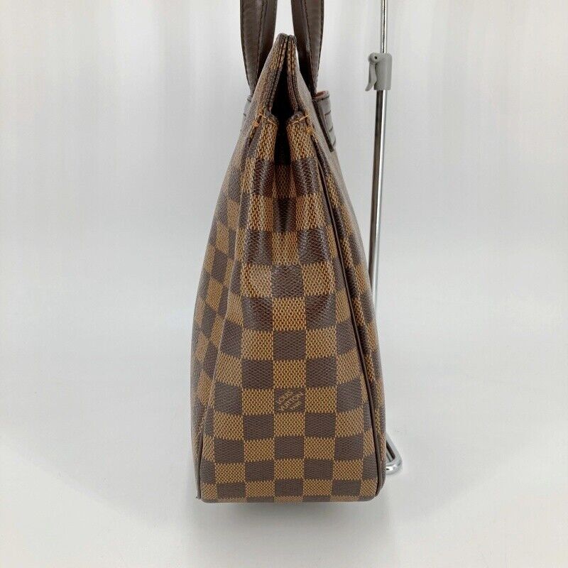 Louis Vuitton N51123 Damier Parioli PM Tote Bag Brown Good Condition