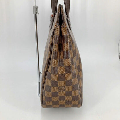 Louis Vuitton N51123 Damier Parioli PM Tote Bag Brown Good Condition