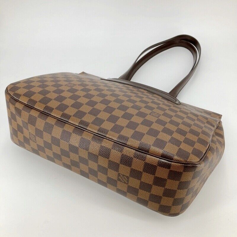 Louis Vuitton N51123 Damier Parioli PM Tote Bag Brown Good Condition