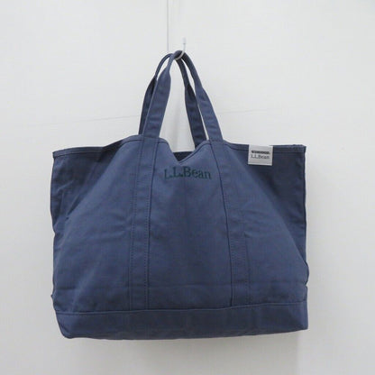 Neighborhood L L Bean Grocery Tote Bag 241PXLBN CG01 Navy Excellent Condition