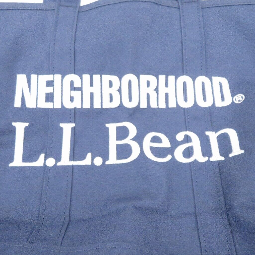 Neighborhood L L Bean Grocery Tote Bag 241PXLBN CG01 Navy Excellent Condition