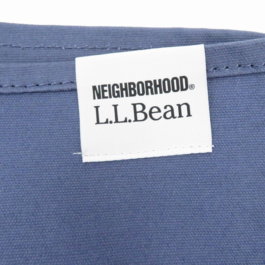 Neighborhood L L Bean Grocery Tote Bag 241PXLBN CG01 Navy Excellent Condition