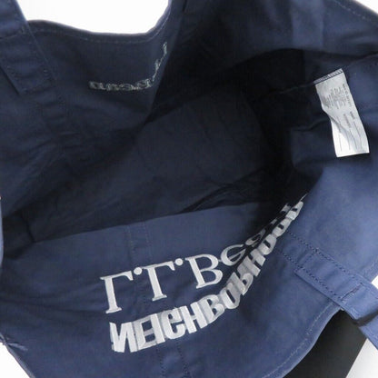 Neighborhood L L Bean Grocery Tote Bag 241PXLBN CG01 Navy Excellent Condition