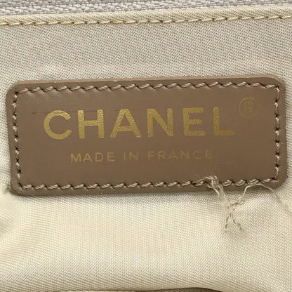 Chanel New Travel Line Tote Bag Coco Mark A15991 Beige