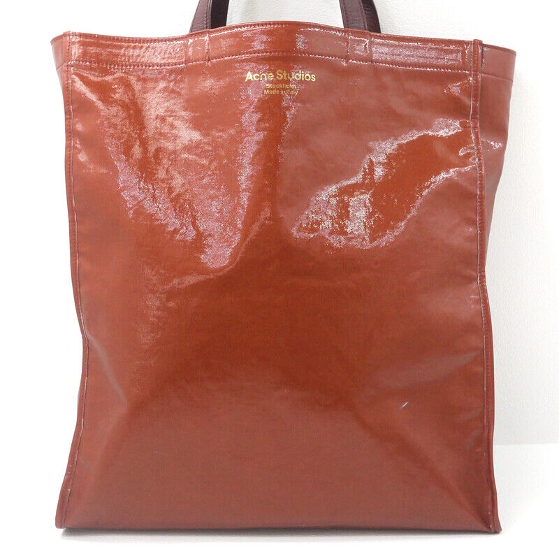 Acne Studios Shiny Tote Bag Brown Good Condition