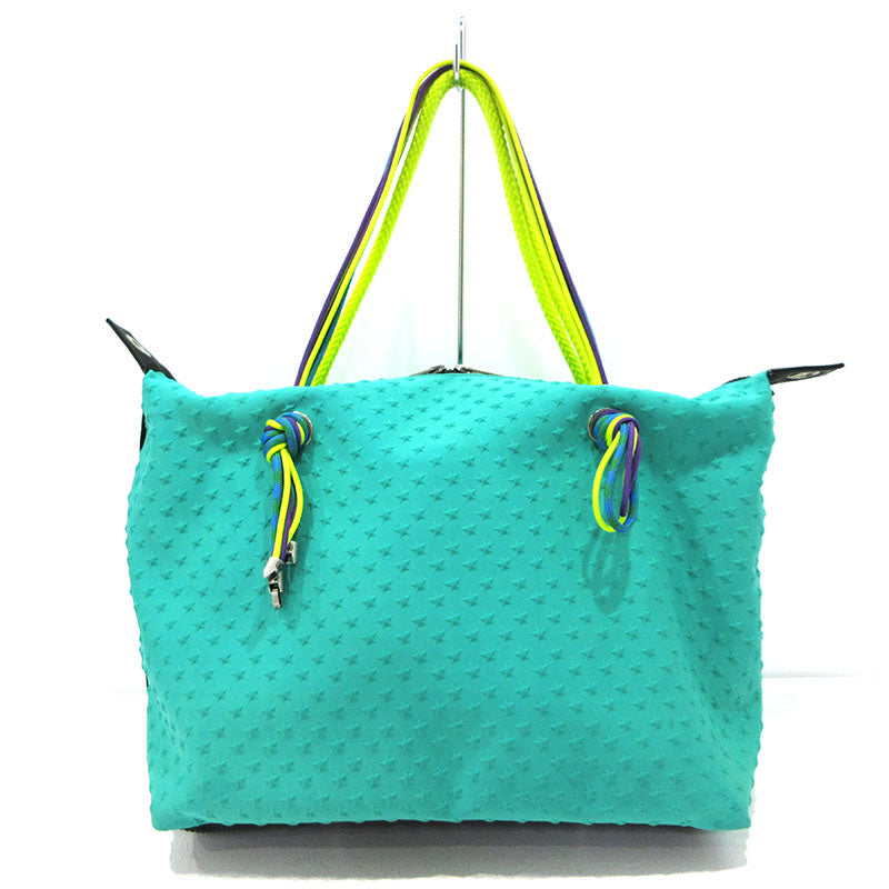 L4K3 Lake Queen Tote Bag Light Green Good Condition