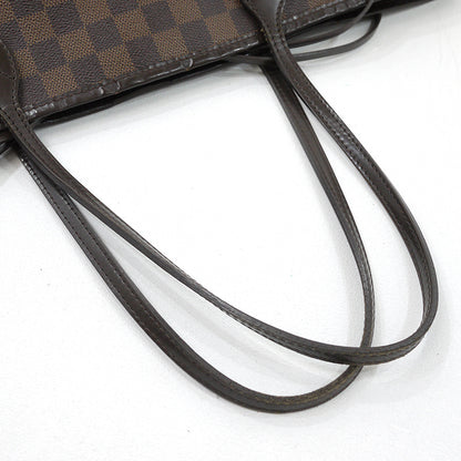 Louis Vuitton Damier Neverfull MM Tote Bag N51105 Brown