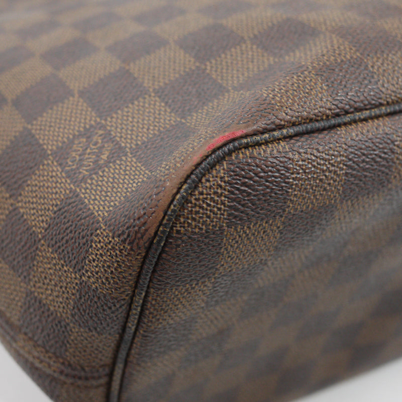 Louis Vuitton Damier Neverfull MM Tote Bag N51105 Brown