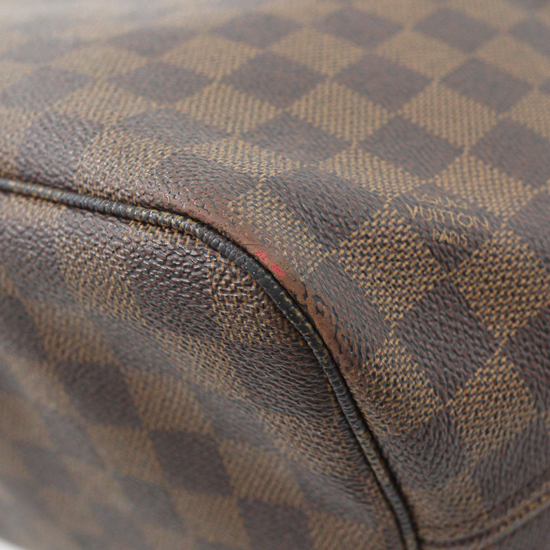 Louis Vuitton Damier Neverfull MM Tote Bag N51105 Brown