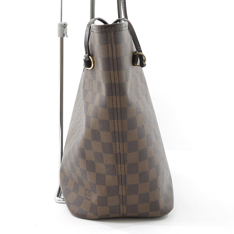 Louis Vuitton Damier Neverfull MM Tote Bag N51105 Brown