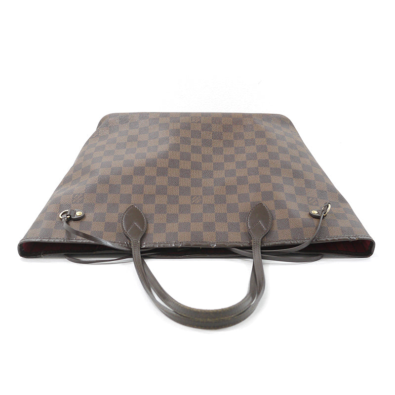 Louis Vuitton Damier Neverfull MM Tote Bag N51105 Brown