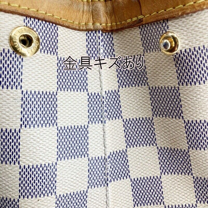 Louis Vuitton N51206 Damier Azur Hampstead MM Tote Bag White