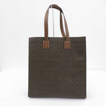 Bally Crystalia Tote Bag 341208111 Brown Logo Good Condition