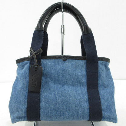 Felisi Denim Tote Bag 16 43DW06 Blue Logo Good Condition