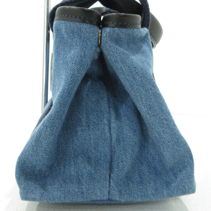 Felisi Denim Tote Bag 16 43DW06 Blue Logo Good Condition