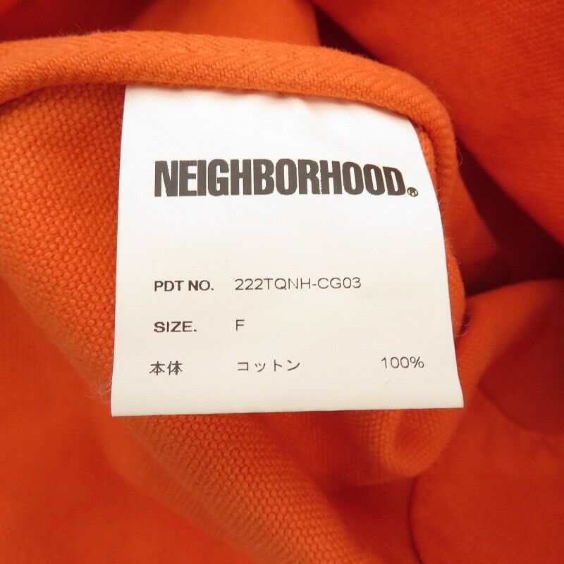 Neighborhood Garment Dye Tote Co Tote Bag 222TQNH CG03 Orange