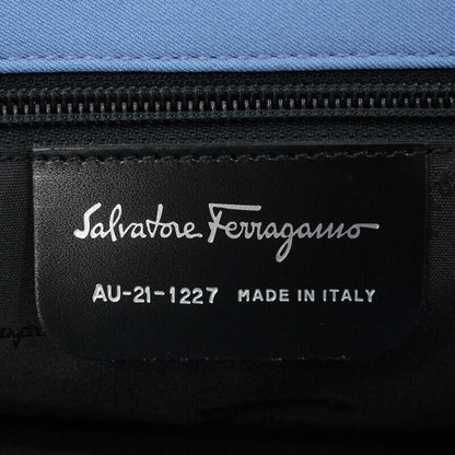 Salvatore Ferragamo Tote Bag Light Blue AU 21 1227 Good Condition