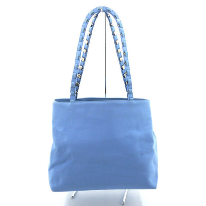 Salvatore Ferragamo Tote Bag Light Blue AU 21 1227 Good Condition