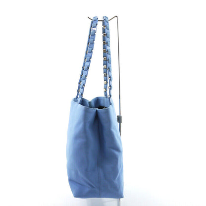 Salvatore Ferragamo Tote Bag Light Blue AU 21 1227 Good Condition