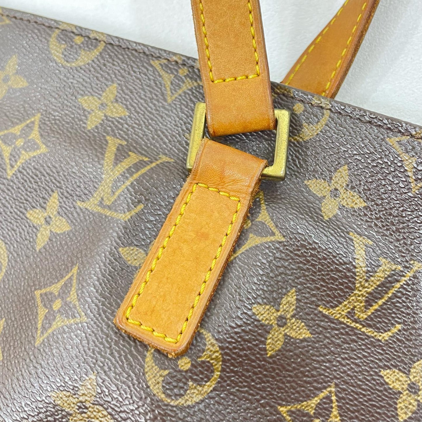 Louis Vuitton Monogram Cabas Piano Tote Bag M51148 Brown