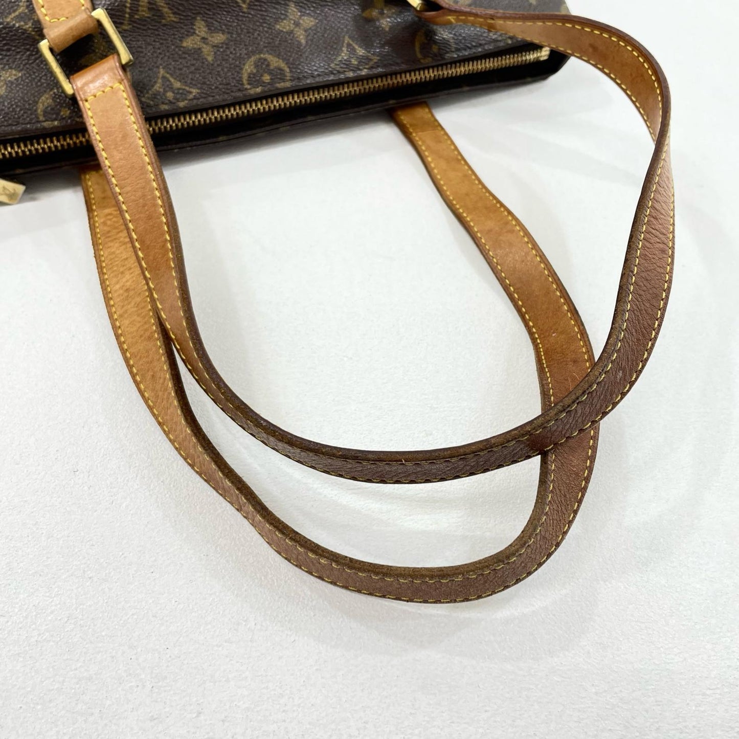 Louis Vuitton Monogram Cabas Piano Tote Bag M51148 Brown