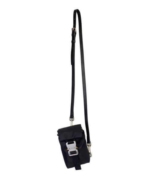 1017 ALYX 9SM Roller Coaster Mini Shoulder Bag Black Nylon Leather Unisex