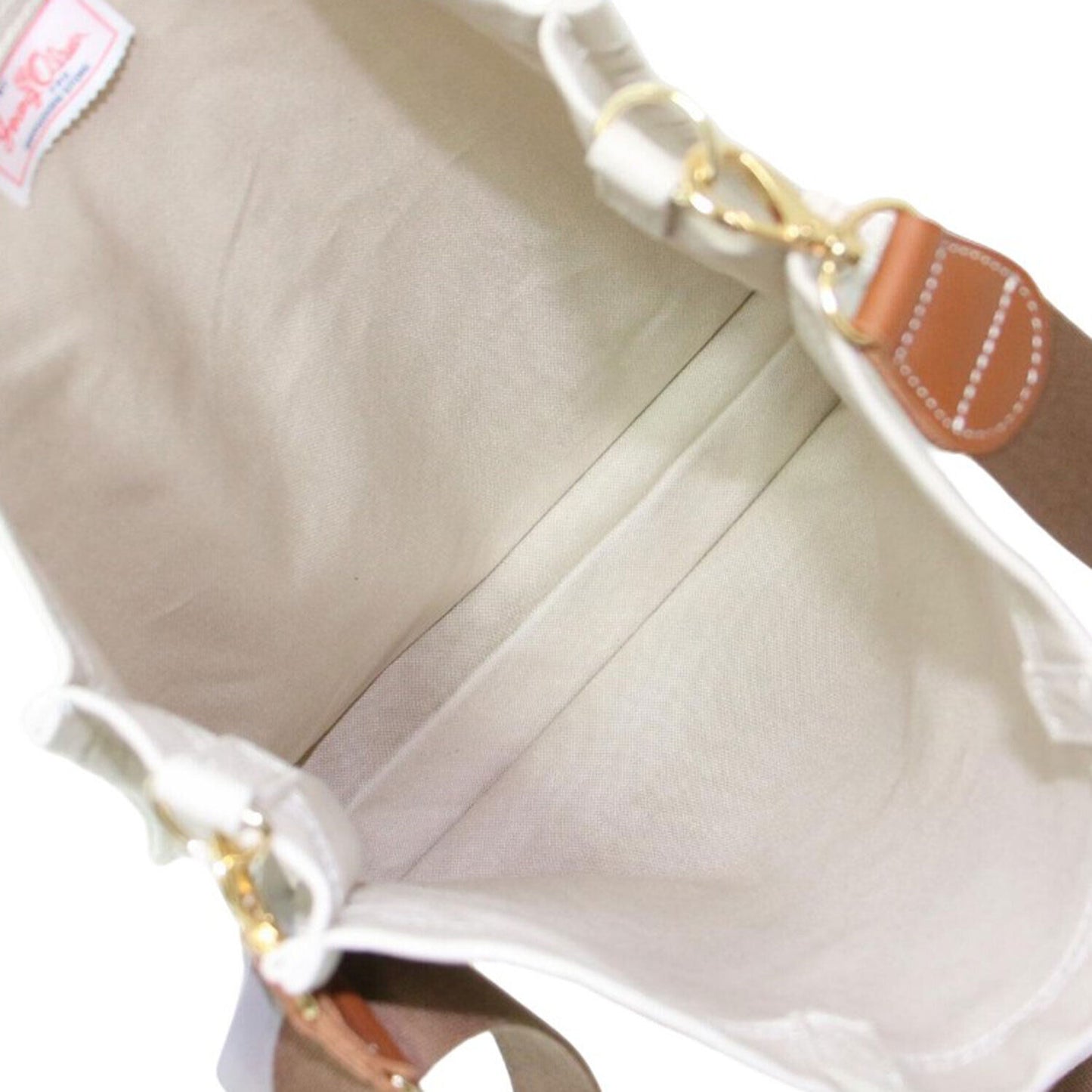 Young Olsen Framework Custom Bag Shoulder Tote 2way Beige Canvas Y02401 GD219