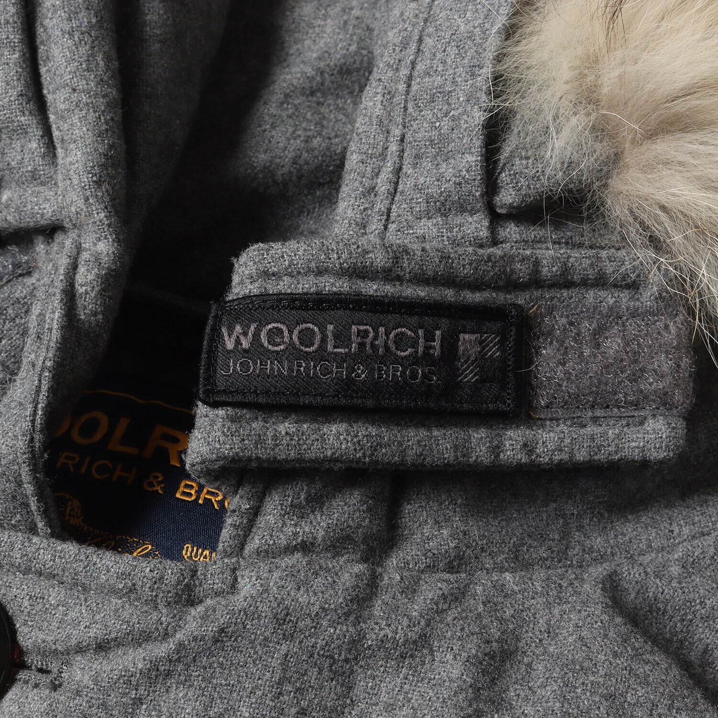 Woolrich Wool Rich Jacket Size S Arctic Parka Down Gray Outer Coat