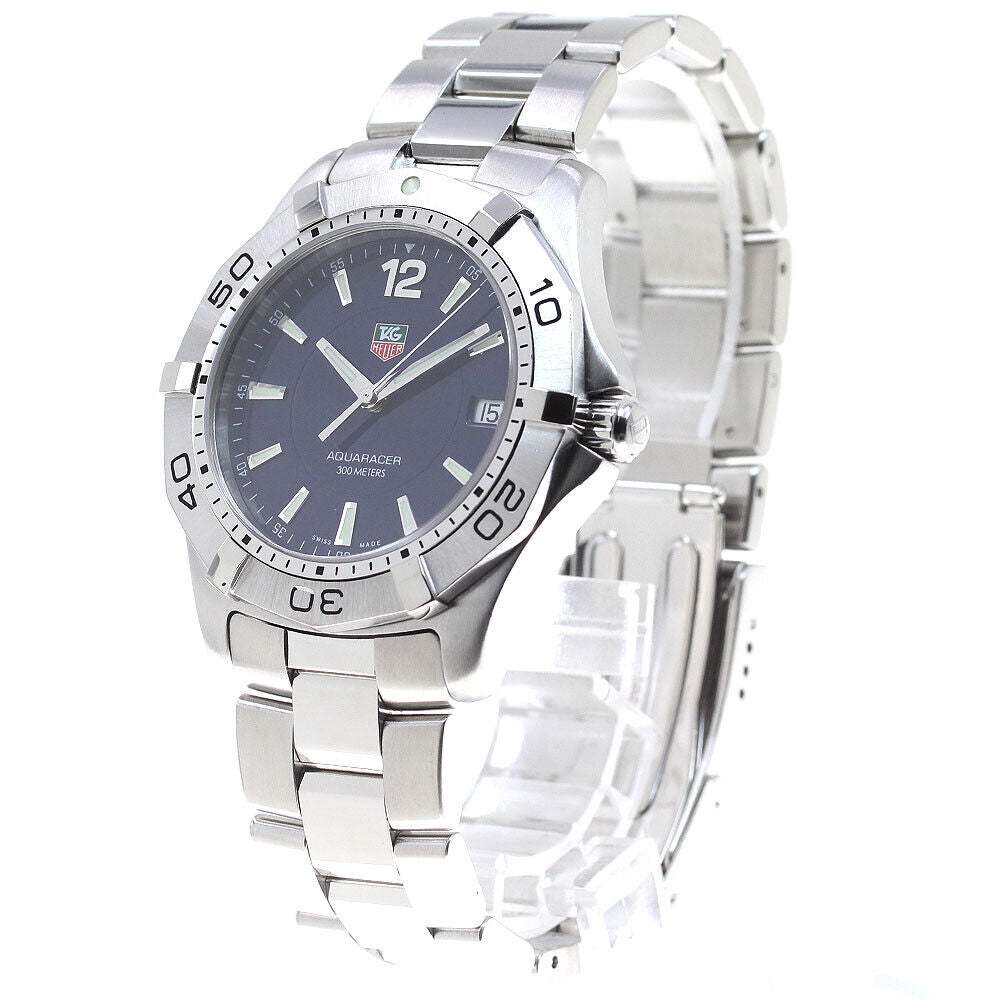 With Belt Tag Heuer Waf1113 Aquaracer Date Quartz Men's 803355